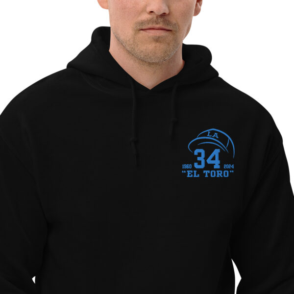 "El Toro" ~ Embroidered Heavy Blend Unisex Hoodie - Image 3