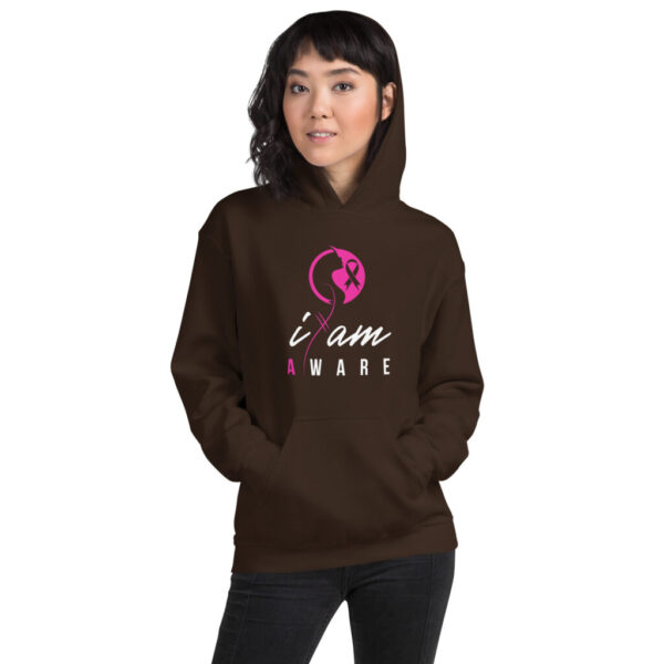 "I Am Aware" ~ Breast Cancer Awareness Hoodie