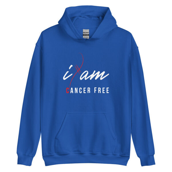 "I Am Cancer Free" ~ Unisex Hoodie - Image 4