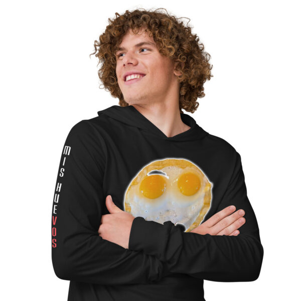 "Mis Huevos" ~ Hooded Long-Sleeve Tee - Image 4