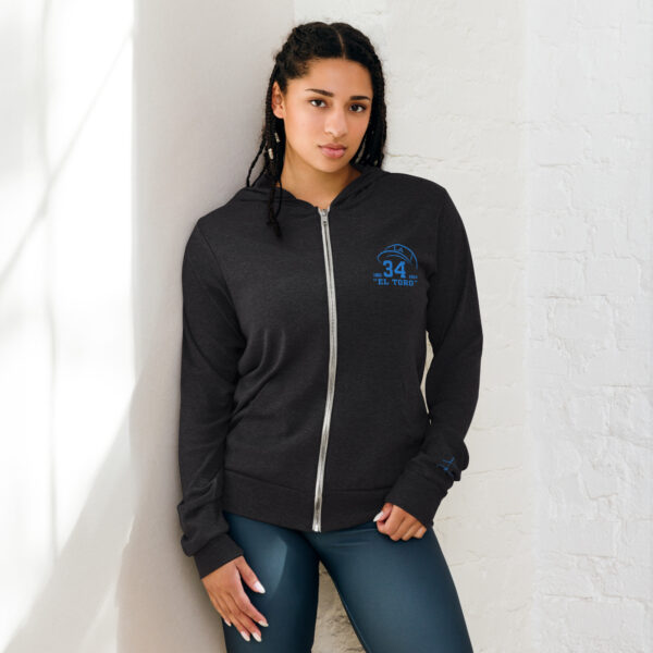 "El Toro" ~ Unisex Lightweight Zip Up Hoodie - Image 2