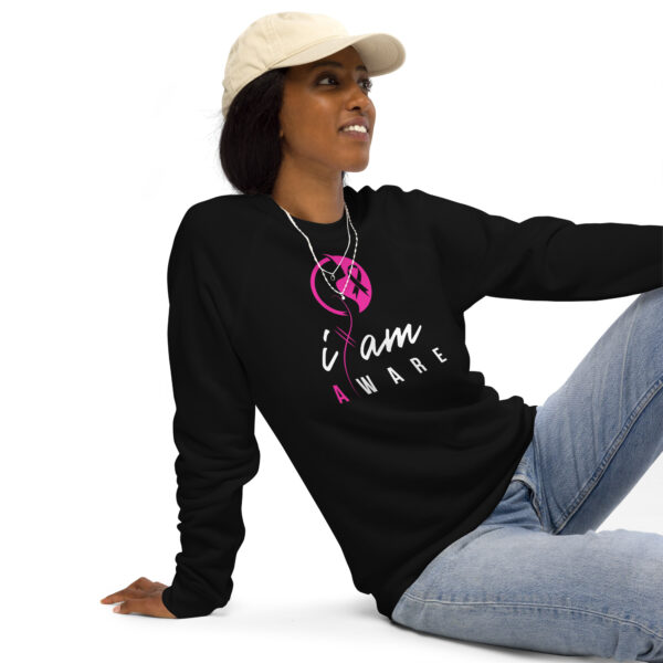 "I Am Aware" ~ Breast Cancer Awareness Sweatshirt - Image 3