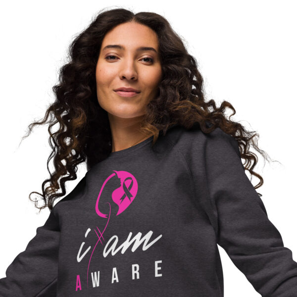 "I Am Aware" ~ Breast Cancer Awareness Sweatshirt - Image 5