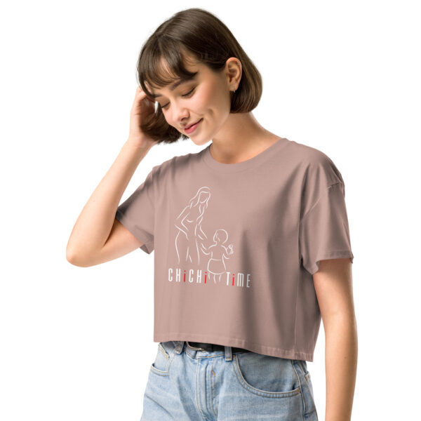 "Chichi Time" ~ Women’s Crop Top - Image 4