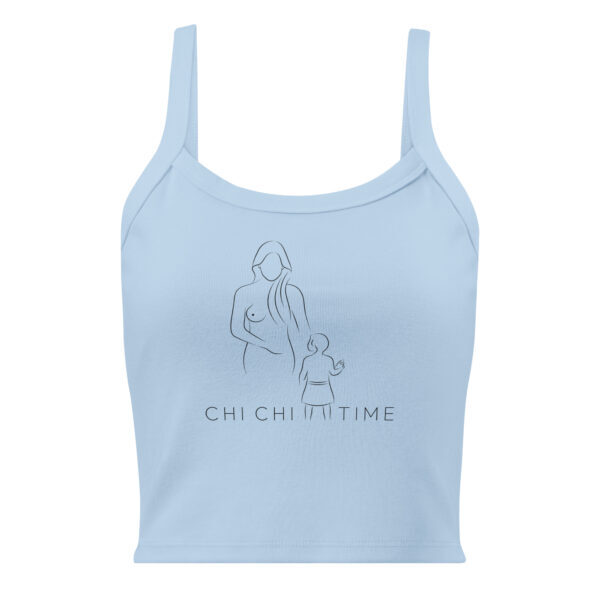 "Chichi Time" ~ Women’s Micro-Rib Tank Top - Image 2