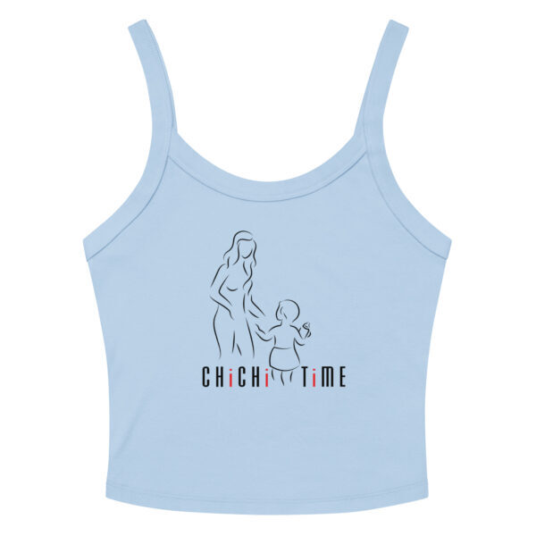 "Chichi Time" ~ Women’s Micro-Rib Tank Top - Image 4