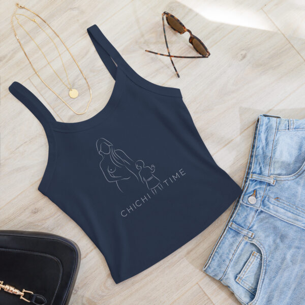 "Chichi Time" ~ Women’s Micro-Rib Tank Top - Image 6