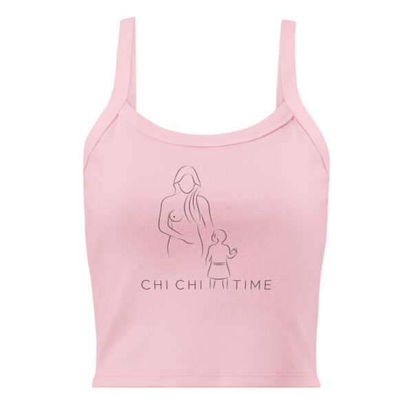 "Chichi Time" ~ Women’s Micro-Rib Tank Top - Image 3