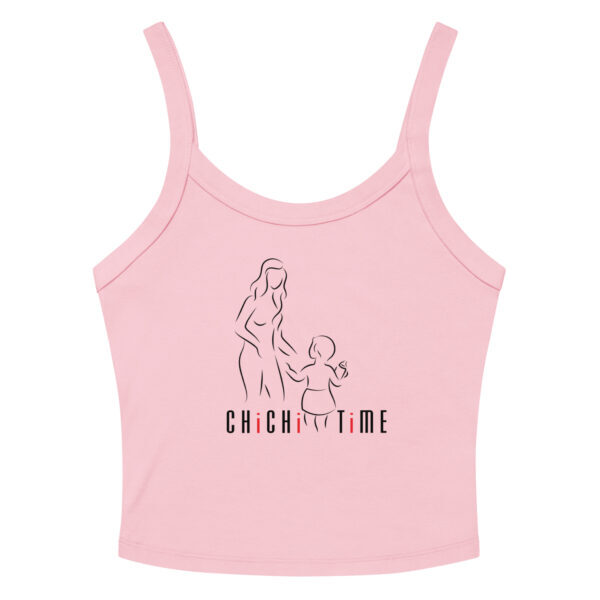 "Chichi Time" ~ Women’s Micro-Rib Tank Top - Image 6