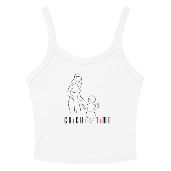 "Chichi Time" ~ Women’s Micro-Rib Tank Top - Image 7