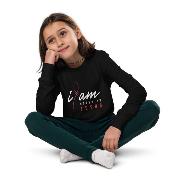 "I Am" ~ Loved By Jesus Long Sleeve T-Shirt - Image 2