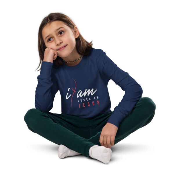 "I Am" ~ Loved By Jesus Long Sleeve T-Shirt - Image 4