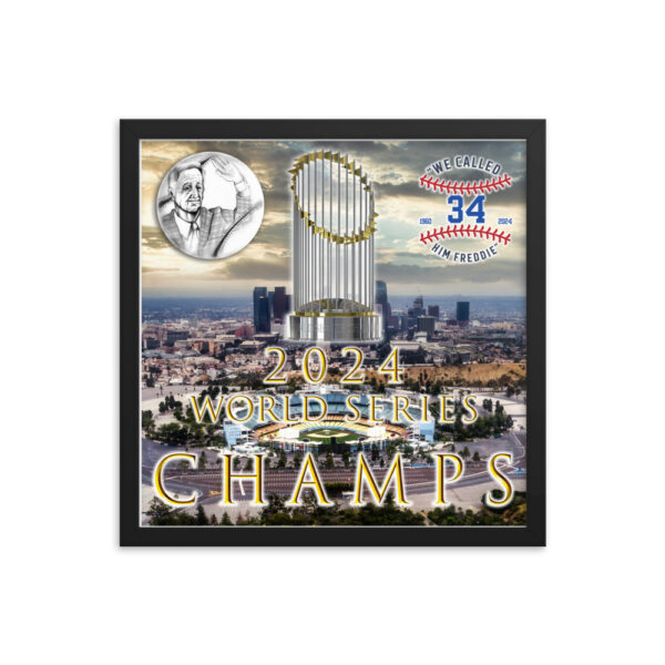 "World Champs" ~ 2024 World Series Champs Framed Poster - Image 4