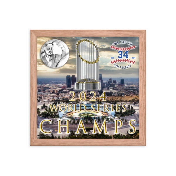 "World Champs" ~ 2024 World Series Champs Framed Poster - Image 6