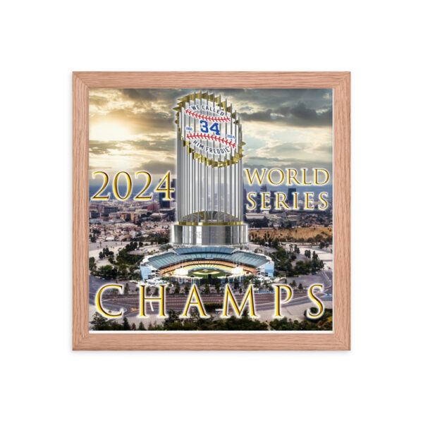 "World Champs" ~ 2024 World Series Champs Framed Poster - Image 6