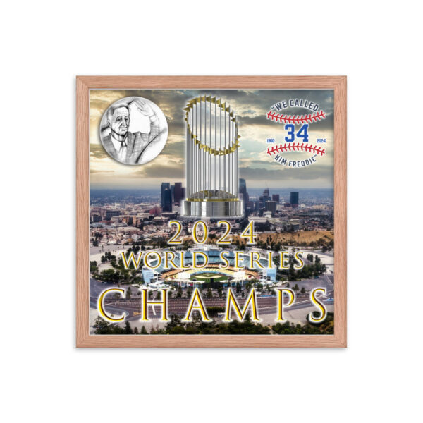 "World Champs" ~ 2024 World Series Champs Framed Poster - Image 7