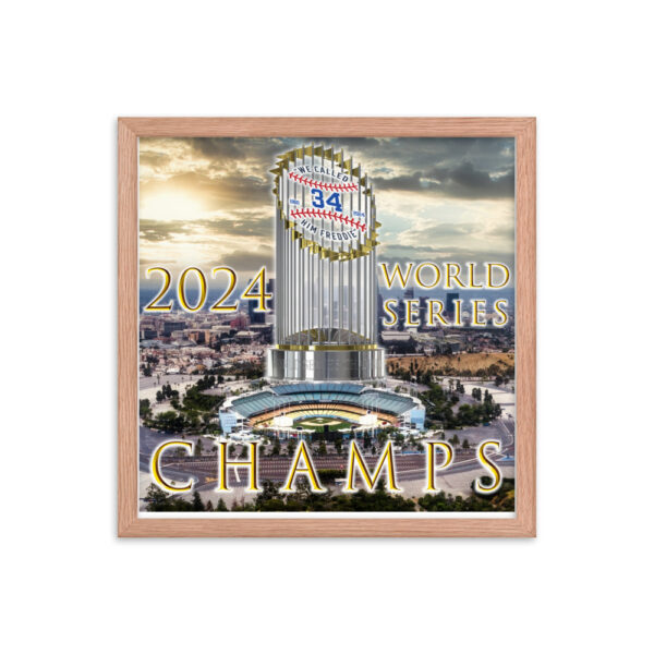 "World Champs" ~ 2024 World Series Champs Framed Poster - Image 7