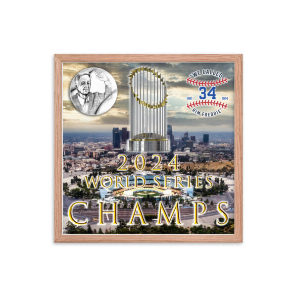 "World Champs" ~ 2024 World Series Champs Framed Poster - Image 8