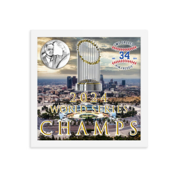 "World Champs" ~ 2024 World Series Champs Framed Poster - Image 10