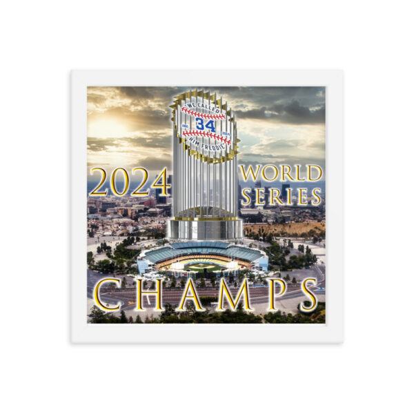 "World Champs" ~ 2024 World Series Champs Framed Poster - Image 10