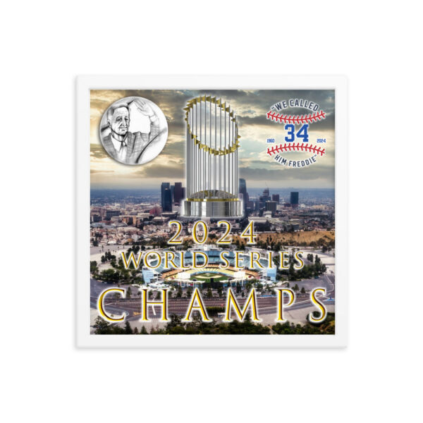 "World Champs" ~ 2024 World Series Champs Framed Poster - Image 11