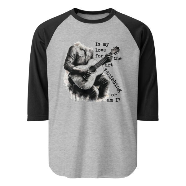 "Vanishing" ~ 3/4 Sleeve Raglan Shirt. Keep Your Love Alive! - Image 10