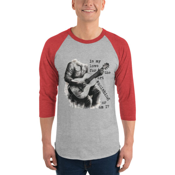 "Vanishing" ~ 3/4 Sleeve Raglan Shirt. Keep Your Love Alive! - Image 7