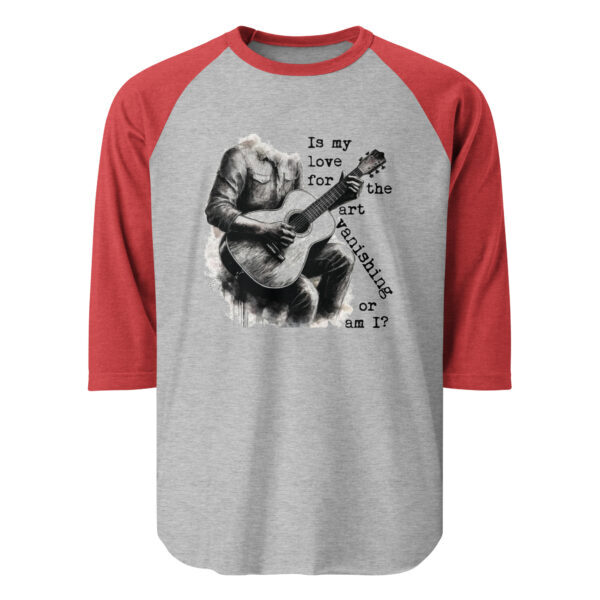 "Vanishing" ~ 3/4 Sleeve Raglan Shirt. Keep Your Love Alive! - Image 11