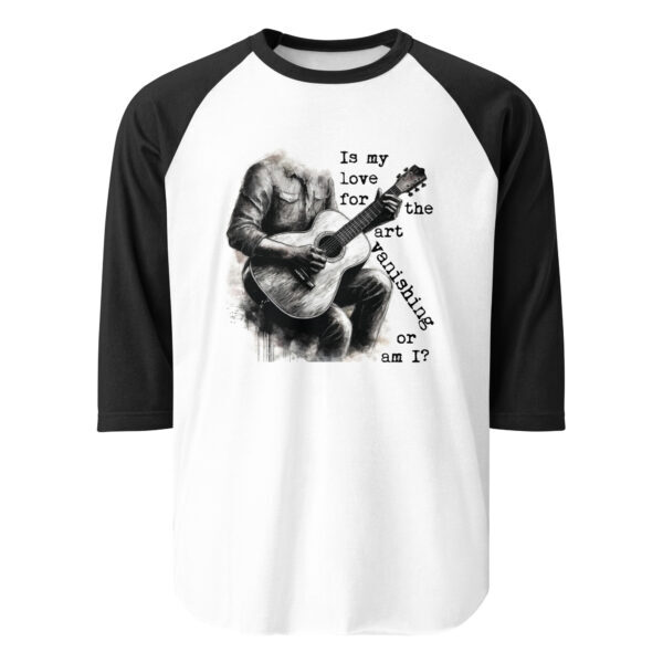 "Vanishing" ~ 3/4 Sleeve Raglan Shirt. Keep Your Love Alive! - Image 13