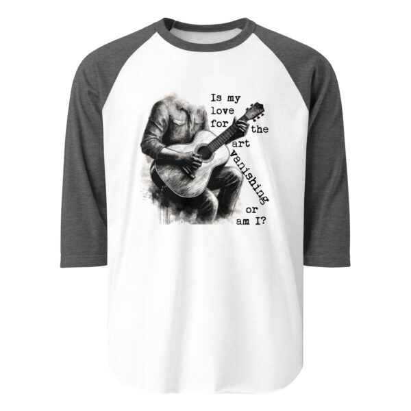 "Vanishing" ~ 3/4 Sleeve Raglan Shirt. Keep Your Love Alive! - Image 17