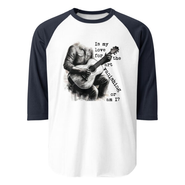 "Vanishing" ~ 3/4 Sleeve Raglan Shirt. Keep Your Love Alive! - Image 14