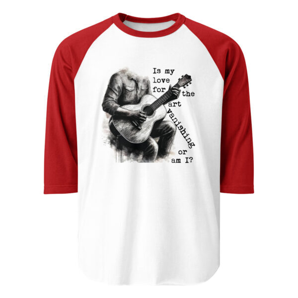 "Vanishing" ~ 3/4 Sleeve Raglan Shirt. Keep Your Love Alive! - Image 16