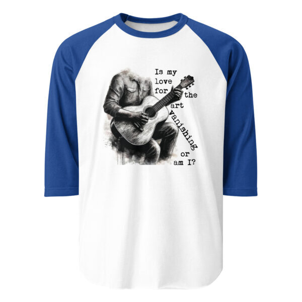 "Vanishing" ~ 3/4 Sleeve Raglan Shirt. Keep Your Love Alive! - Image 15