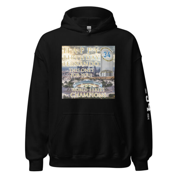 "Happy Birthday Fernando" ~ 2024 World Champs Unisex Hoodie - Image 13