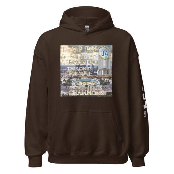 "Happy Birthday Fernando" ~ 2024 World Champs Unisex Hoodie - Image 19