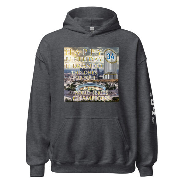 "Happy Birthday Fernando" ~ 2024 World Champs Unisex Hoodie - Image 25