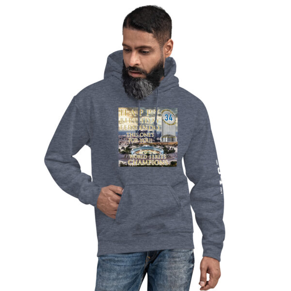 "Happy Birthday Fernando" ~ 2024 World Champs Unisex Hoodie - Image 12