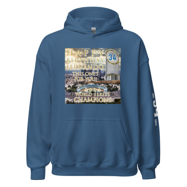 "Happy Birthday Fernando" ~ 2024 World Champs Unisex Hoodie - Image 30