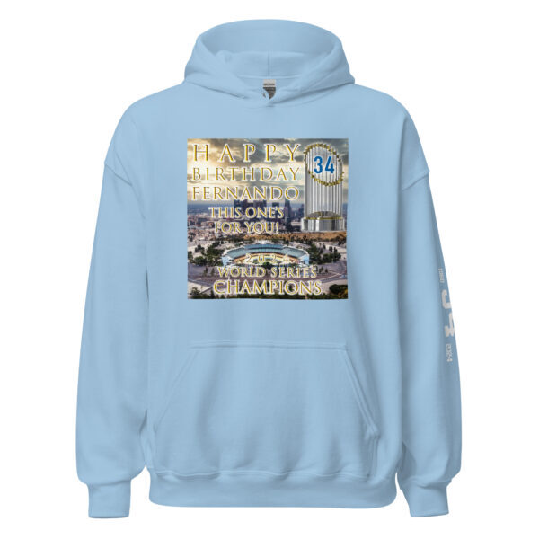 "Happy Birthday Fernando" ~ 2024 World Champs Unisex Hoodie - Image 45