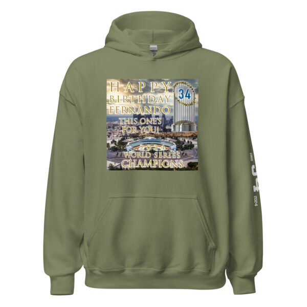 "Happy Birthday Fernando" ~ 2024 World Champs Unisex Hoodie - Image 39