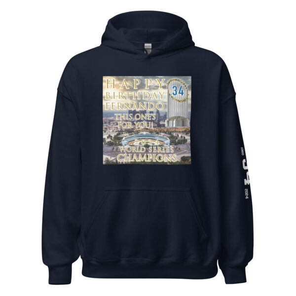 "Happy Birthday Fernando" ~ 2024 World Champs Unisex Hoodie - Image 16