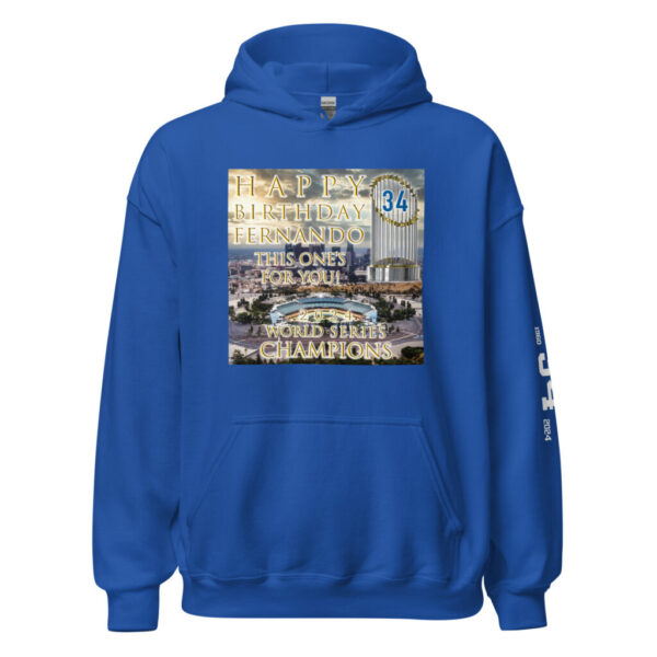 "Happy Birthday Fernando" ~ 2024 World Champs Unisex Hoodie