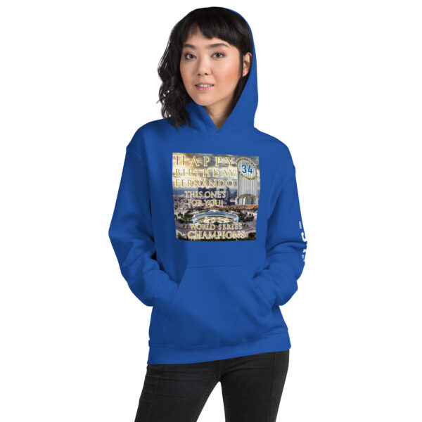 "Happy Birthday Fernando" ~ 2024 World Champs Unisex Hoodie - Image 8