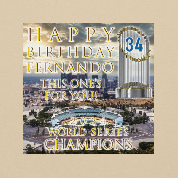 "Happy Birthday Fernando" ~ 2024 World Champs Unisex Hoodie - Image 60