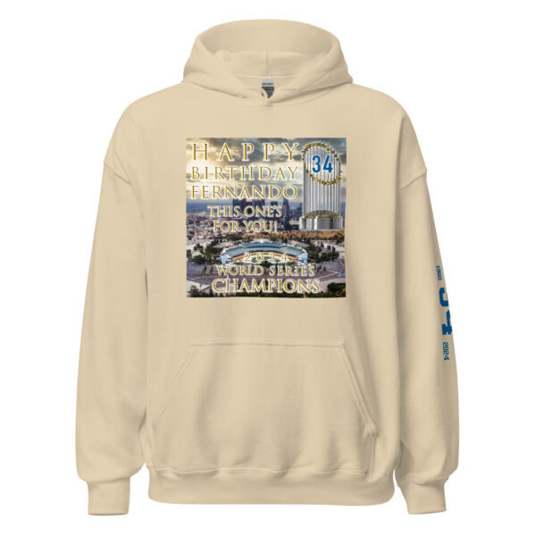 "Happy Birthday Fernando" ~ 2024 World Champs Unisex Hoodie - Image 61