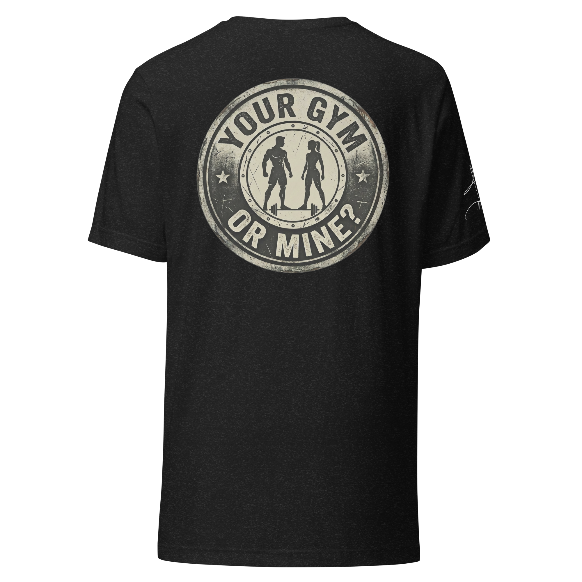"Let's Get Sweaty" ~ Gym; Unisex T-Shirt - Image 3