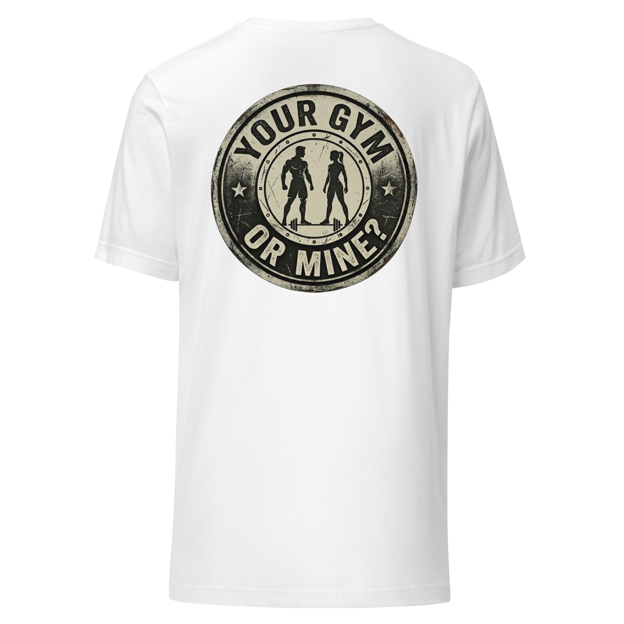 "Let's Get Sweaty" ~ Gym; Unisex T-Shirt - Image 4